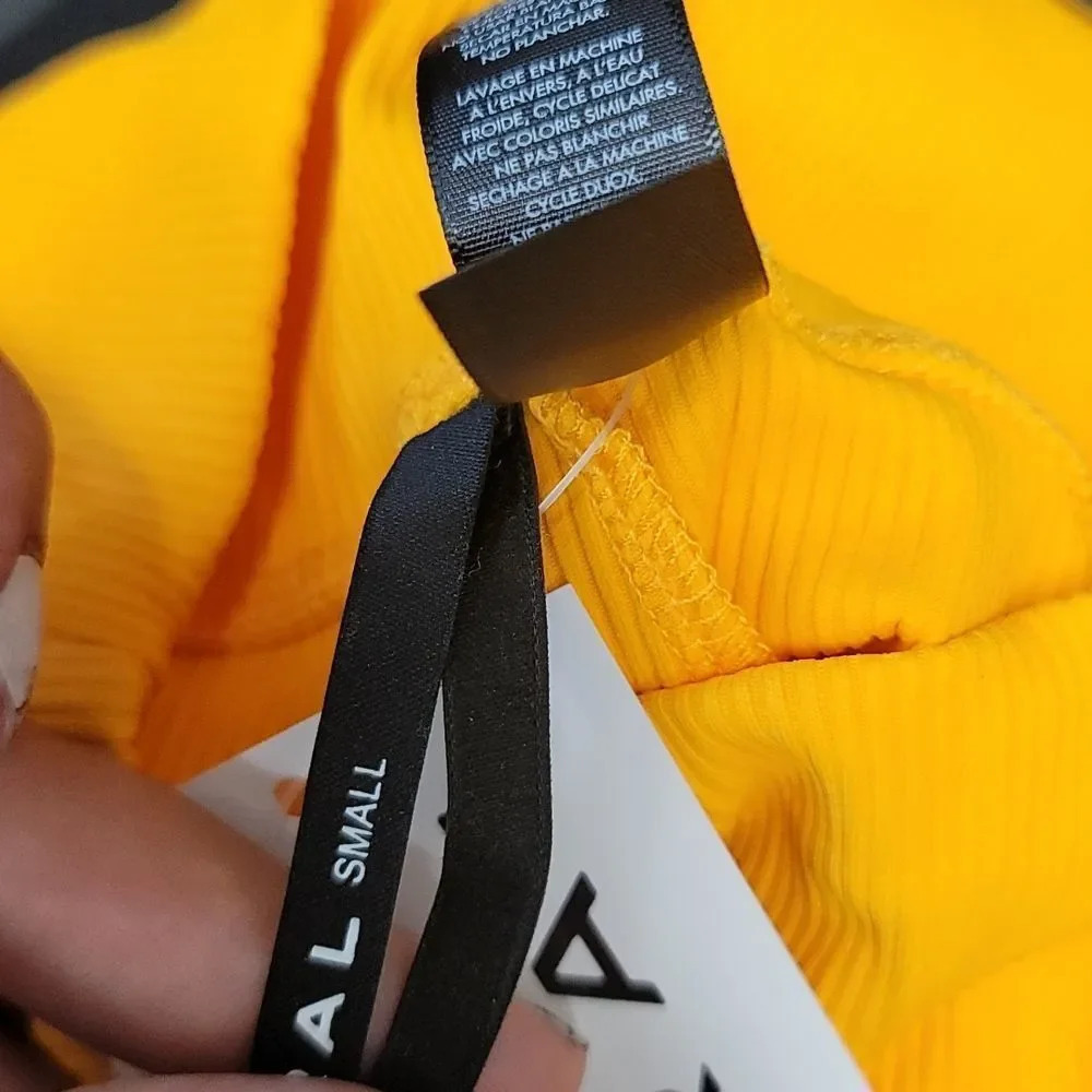 Koral Exceed Rib High Rise Legging - Mango - Picture 10 of 12